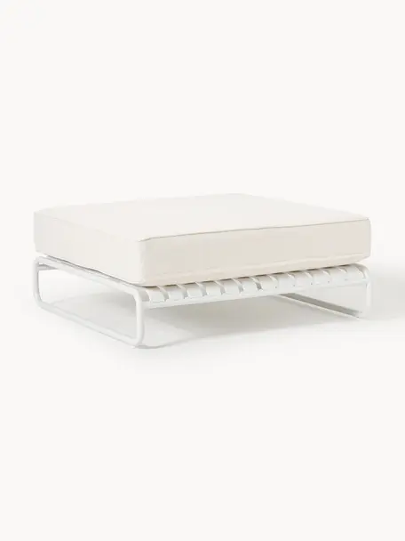 Tabouret de jardin Caio, Blanc cassé, blanc, larg. 95 x prof. 95 cm