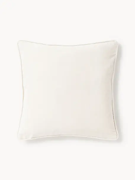 Housse de coussin en velours Dana, 100 % coton

Le matériau est certifié STANDARD 100 OEKO-TEX®, 21.HCN.84376, Hohenstein, Blanc crème, larg. 60 x long. 60 cm