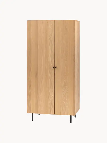 Kleiner Kleiderschrank Ashdown, Holz, B 85 x H 178 cm