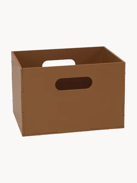 Caja de madera Kiddo, Madera de abedul pintada

Este producto está hecho de madera de origen sostenible y con certificación FSC®., Marrón, An 34 x F 24 cm
