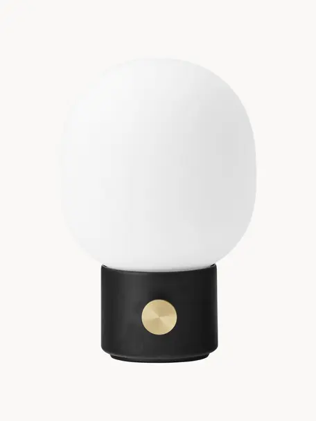 Lampe à poser avec port USB et intensité variable JWDA, Blanc, noir, Ø 15 x haut. 22 cm