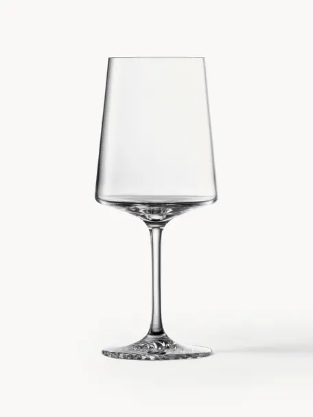 Verres à vin en cristal Echo, 4 pièces, Verre cristal Tritan

Apportez l'éclat du cristal à votre table ! Ce verre est d'une transparence exceptionnelle et d'un poids agréable, ce qui lui donne une sensation de qualité et un aspect élégant. De plus, les coupes fines rendent chaque pièce unique, en faisant un objet à la fois pratique et esthétique, Transparent, Ø 9 x haut. 22 cm, 570 ml