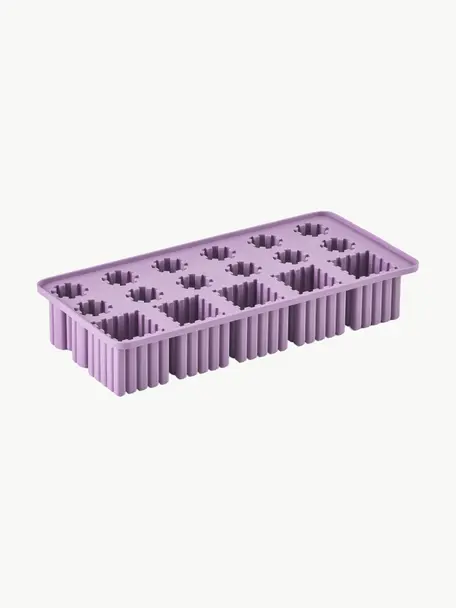 Ijsblokjesvorm Singles, Siliconen, Lavendel, B 22 x D 11 cm
