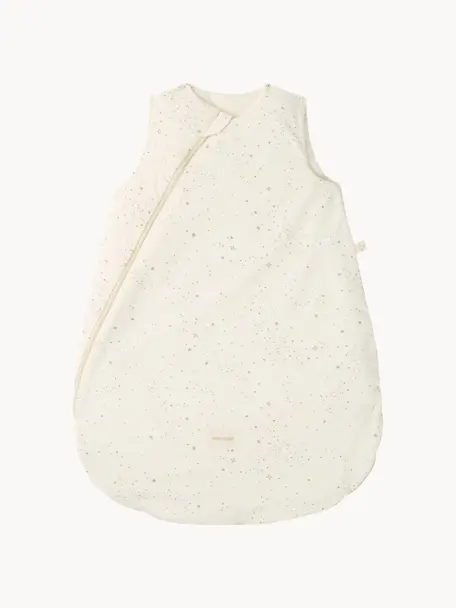 Saco de dormir de algodón ecológico Cocoon, Funda: 100% algodón ecológico co, Blanco Off White, greige, An 50 x L 90 cm