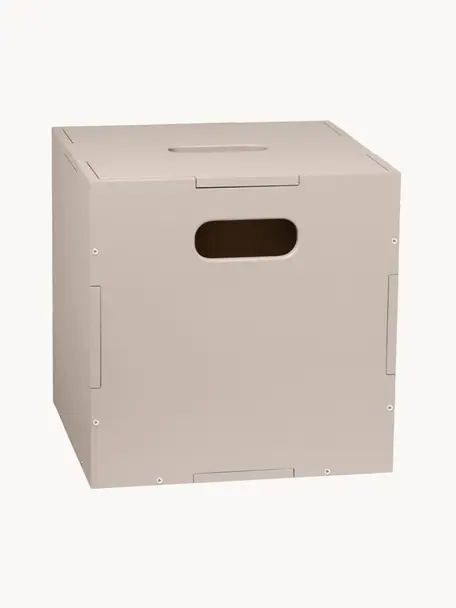 Houten opbergdoos Cube, Berkenhout fineer, gelakt 

Dit product is gemaakt van duurzaam geproduceerd, FSC®-gecertificeerd hout., Lichtbeige, B 36 x D 36 cm