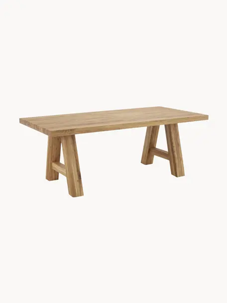 Stół do jadalni z drewna dębowego Ashton, różne rozmiary, Lite drewno dębowe, olejowane
100% drewno FSC pochodzące ze zrównoważonej gospodarki leśnej, Drewno dębowe olejowane, S 200 x G 100 cm