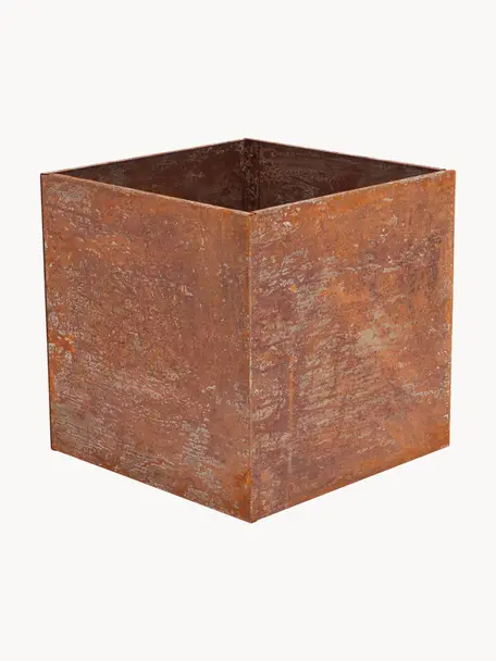 Pot de fleurs en acier corten Rust, Acier corten, Rouge rouille, larg. 38 x haut. 38 cm