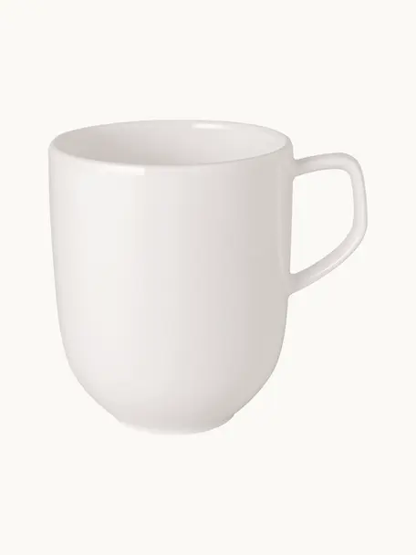 Porzellan-Tasse Afina, Premium Porzellan, Weiß, Ø 9 x H 10 cm, 300 ml