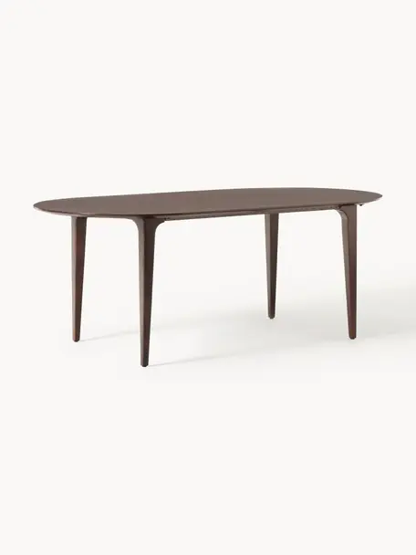 Mesa de comedor ovalada en madera de mango Archie, 200 x 100 cm, Madera de mango maciza pintada

Este producto está hecho de madera de origen sostenible y con certificación FSC®., Madera de mango pintada de marrón, An 200 x Al 100 cm