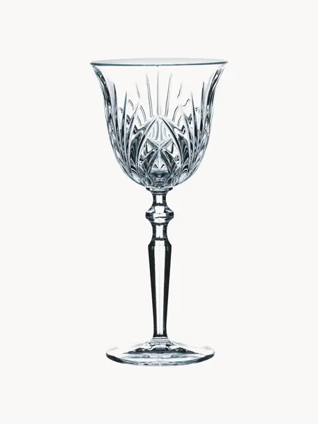 Kristall-Rotweingläser Palais, 6 Stück, Kristallglas, Transparent, Ø 9 x H 20 cm, 230 ml