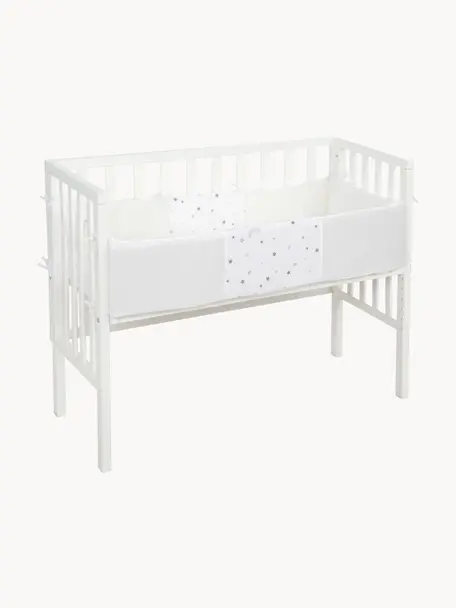 Výškově nastavitelná dětská postel Sternenzauber, 45 x 90 cm, Bílá, Š 45 cm, D 90 cm