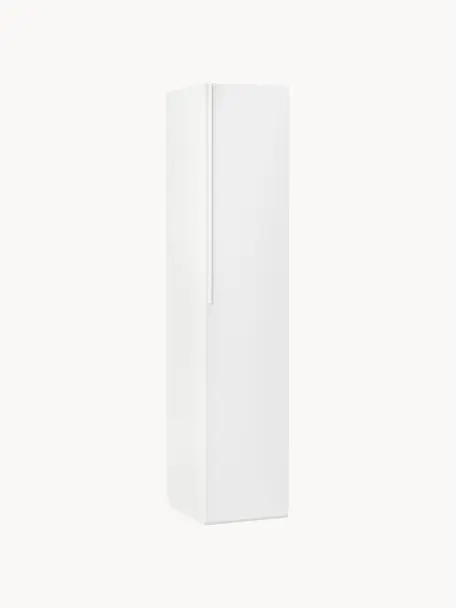 Szafa modułowa Leon, 50 cm, różne warianty, Korpus: płyta wiórowa z certyfika, Biały, S 50 x W 200 cm, Basic