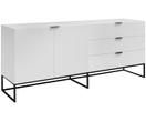 Weißes Sideboard Kobe mit Schubladen