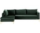 Samt-Ecksofa Luna