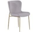 Chaise rembourrée en velours Tess