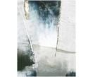 Handgemaltes Leinwandbild Golden Blue I