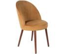 Chaise en velours rembourrée Barbara