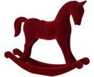 Samt-Deko-Objekt Rocking Horse