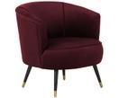 Fauteuil en velours Ella