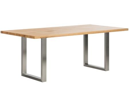 Massief houten eettafel Oliver