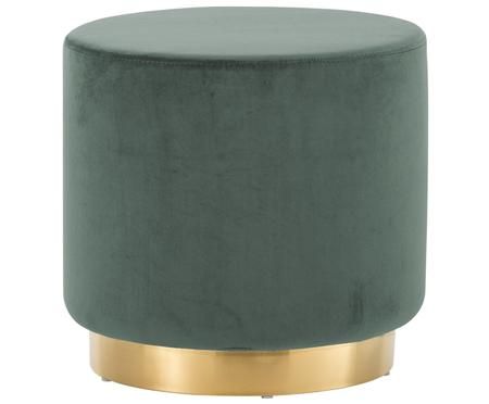 Tabouret en velours Orchid