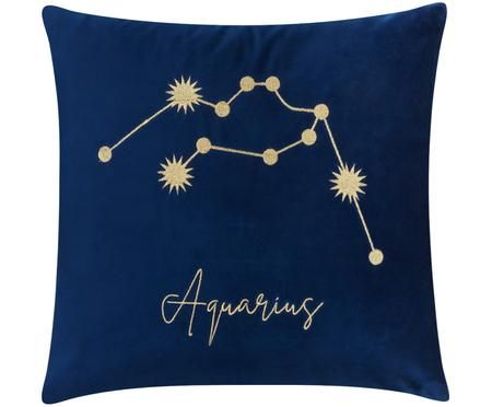 Fodera arredo in velluto Zodiac con segno zodiacale ricamato (Varianti)