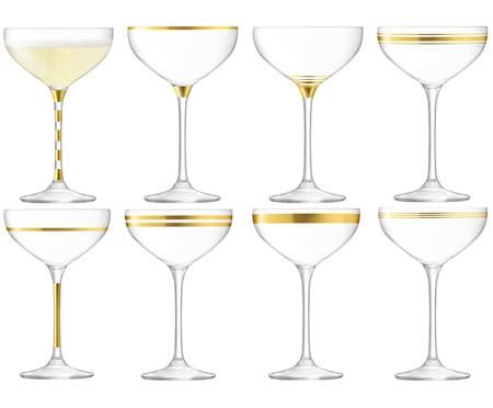 Set coppe da champagne Deco 8 pz.