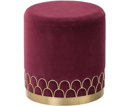 Puf z aksamitu Tiara