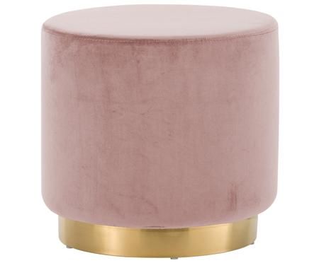 Sgabello in velluto Orchid