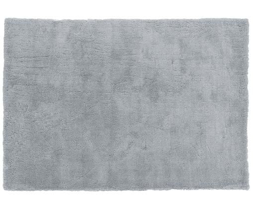 Tapis Duveteux Leighton à Poils Longs Gris Foncé