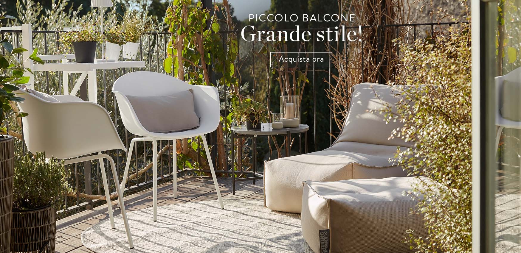 Piccolo balcone, grande stile!