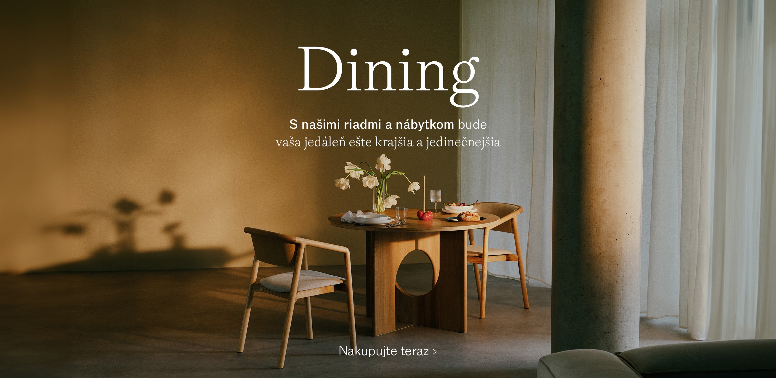 Dining: krásna jedáleň