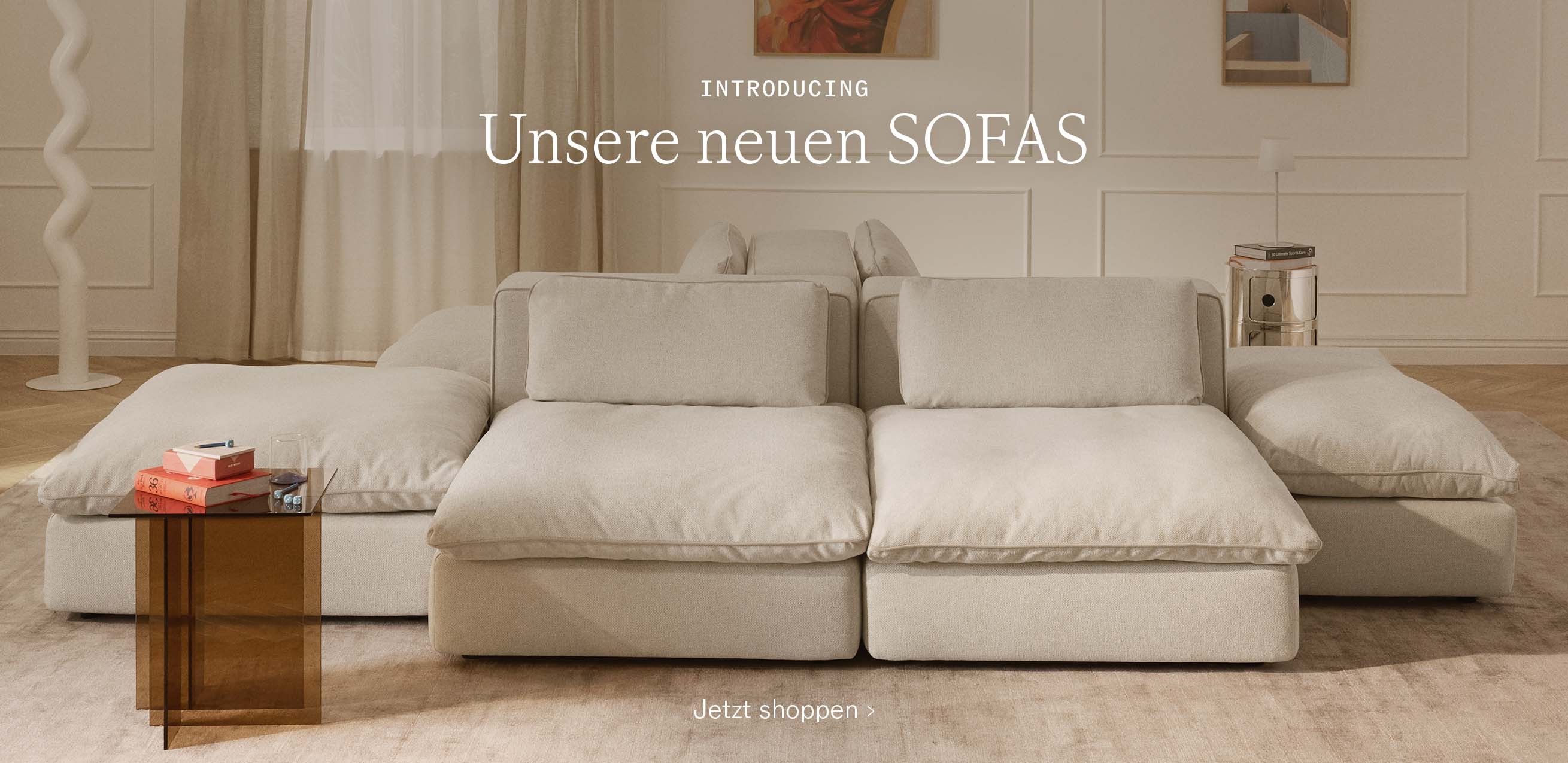 Unsere neuen Sofas