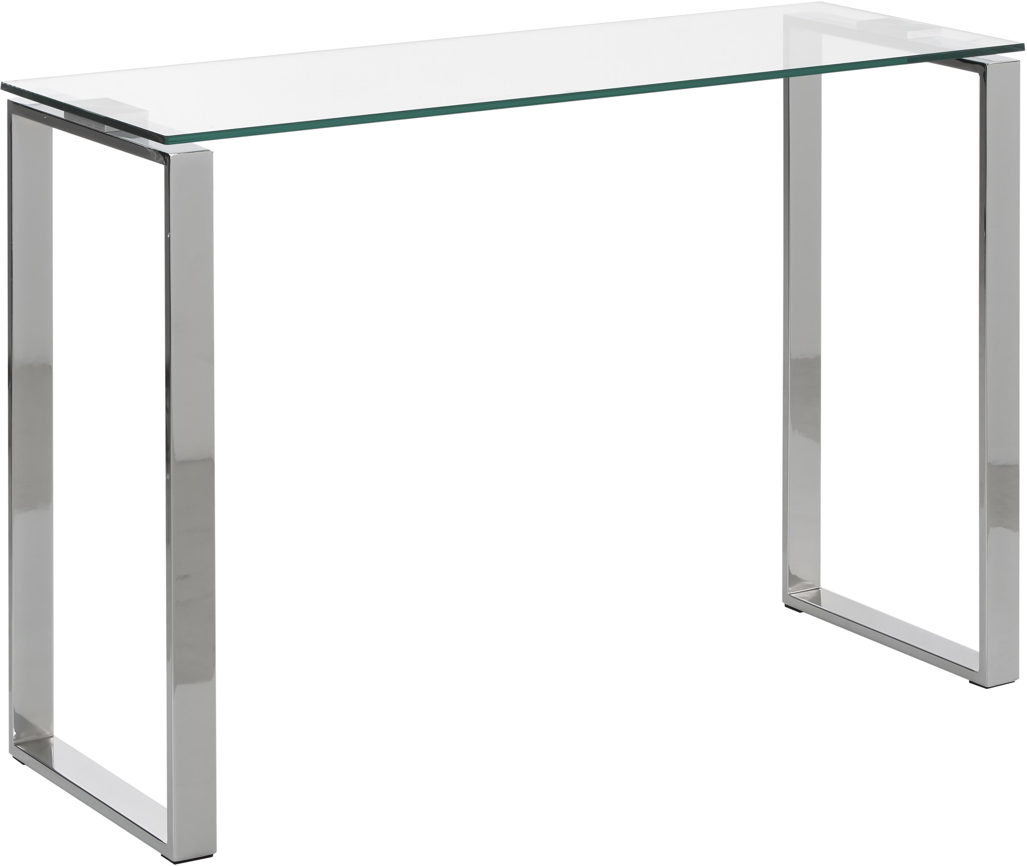 rib Afwezigheid klep Glazen sidetable Katrine met zilverkleurige frame | WestwingNow