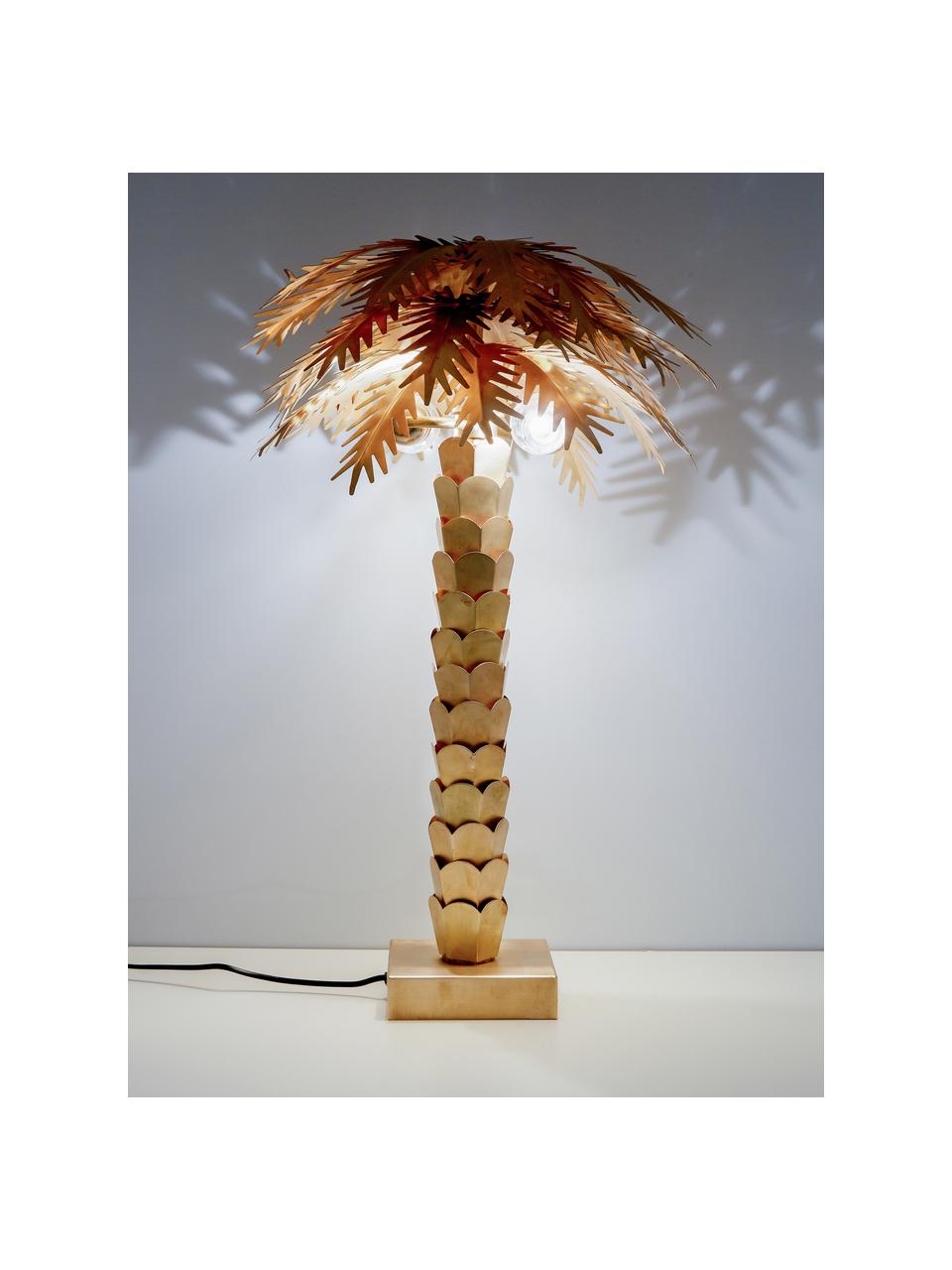 Grote dimbare tafellamp Palma, Lamp: messing, Messingkleurig, Ø 45 x H 68 cm
