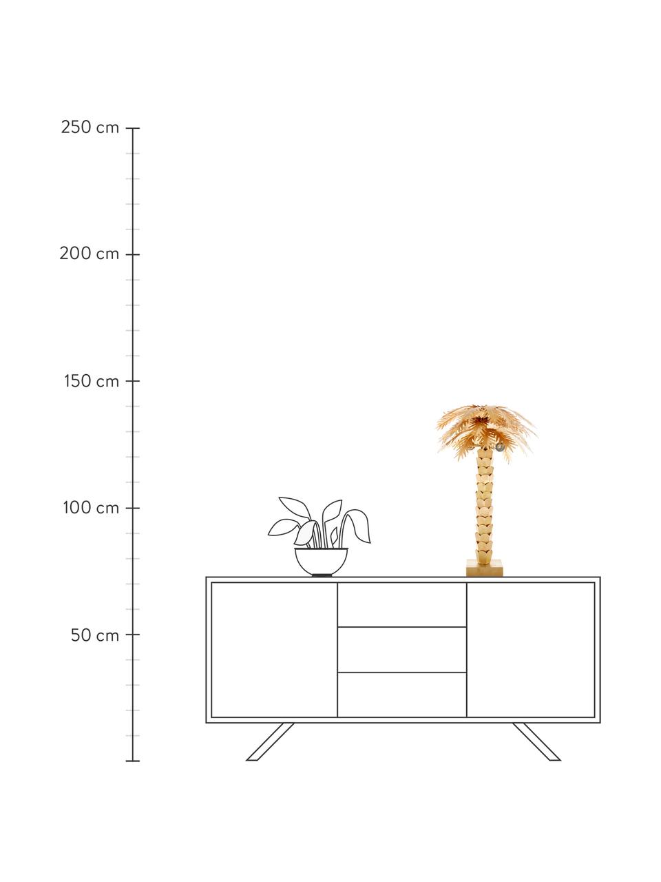 Lampada da tavolo dimmerabile Palma, Lampada: ottone, Ottone, Ø 45 x Alt. 68 cm