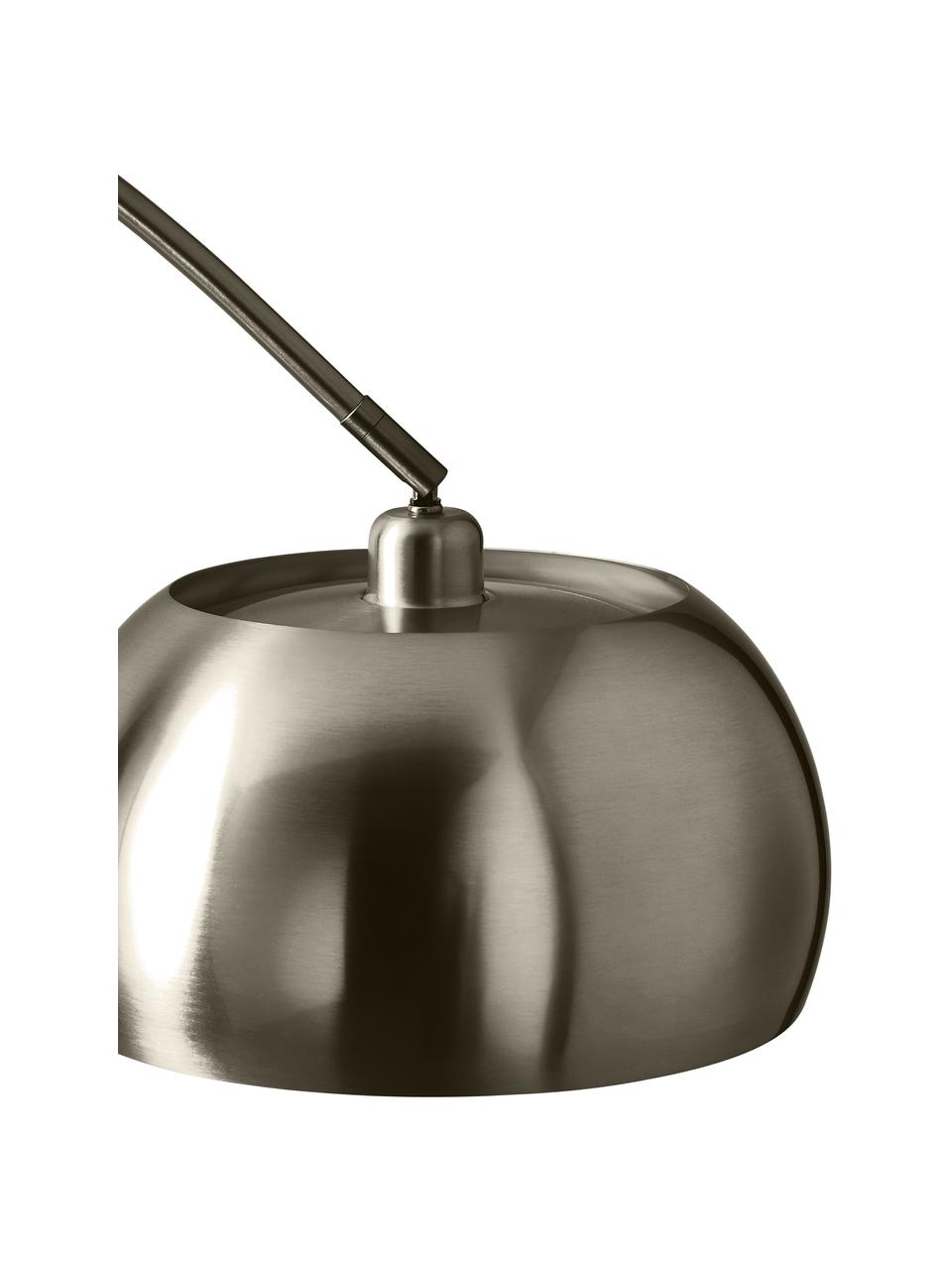 Grand lampadaire arc Bowie, Couleur chrome, Ø 32 x haut. 202 cm