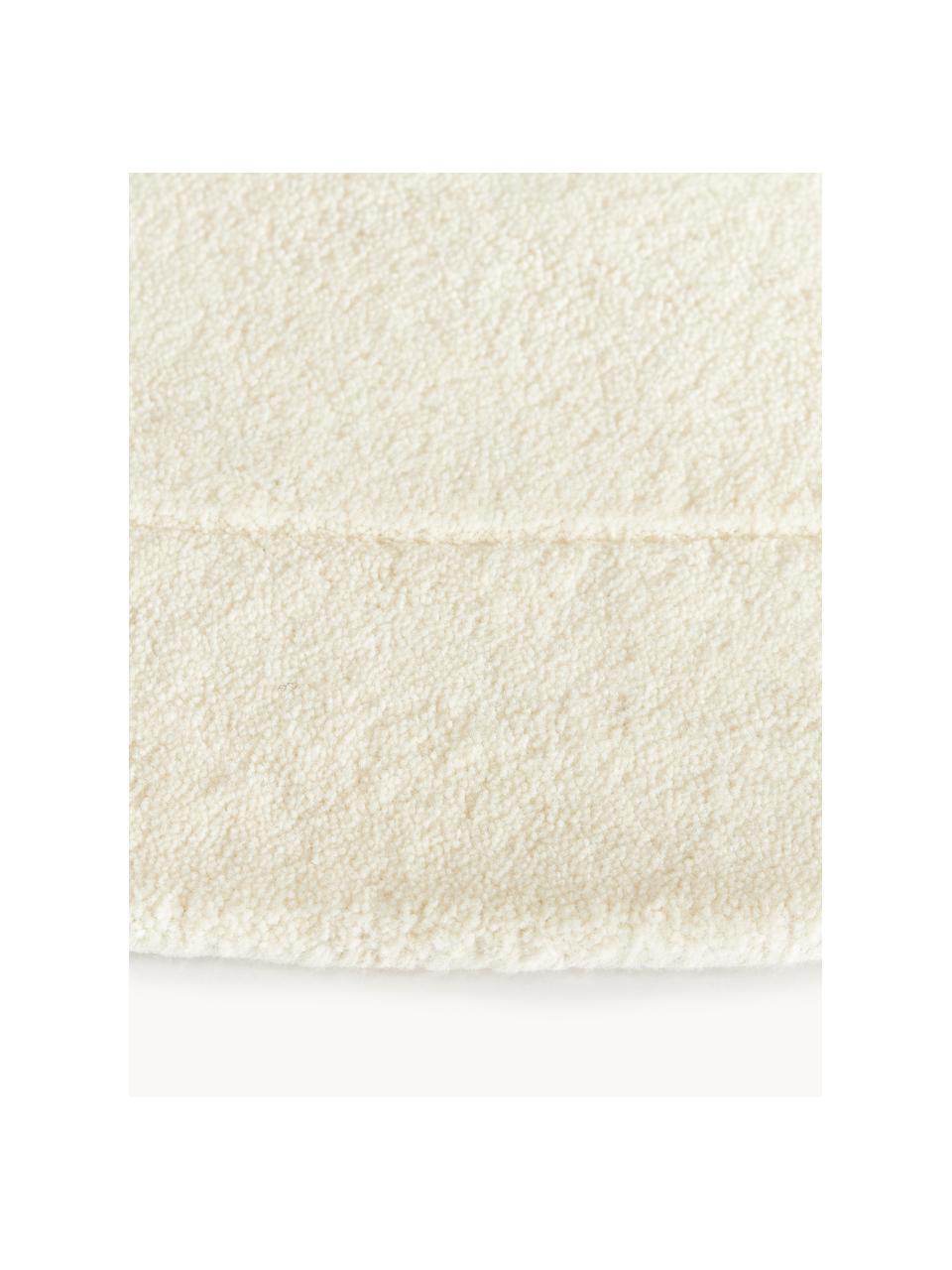 Ručně všívaný vlněný koberec v organickém tvaru Kadey, Krémově bílá, Š 120 cm, D 180 cm (velikost S)