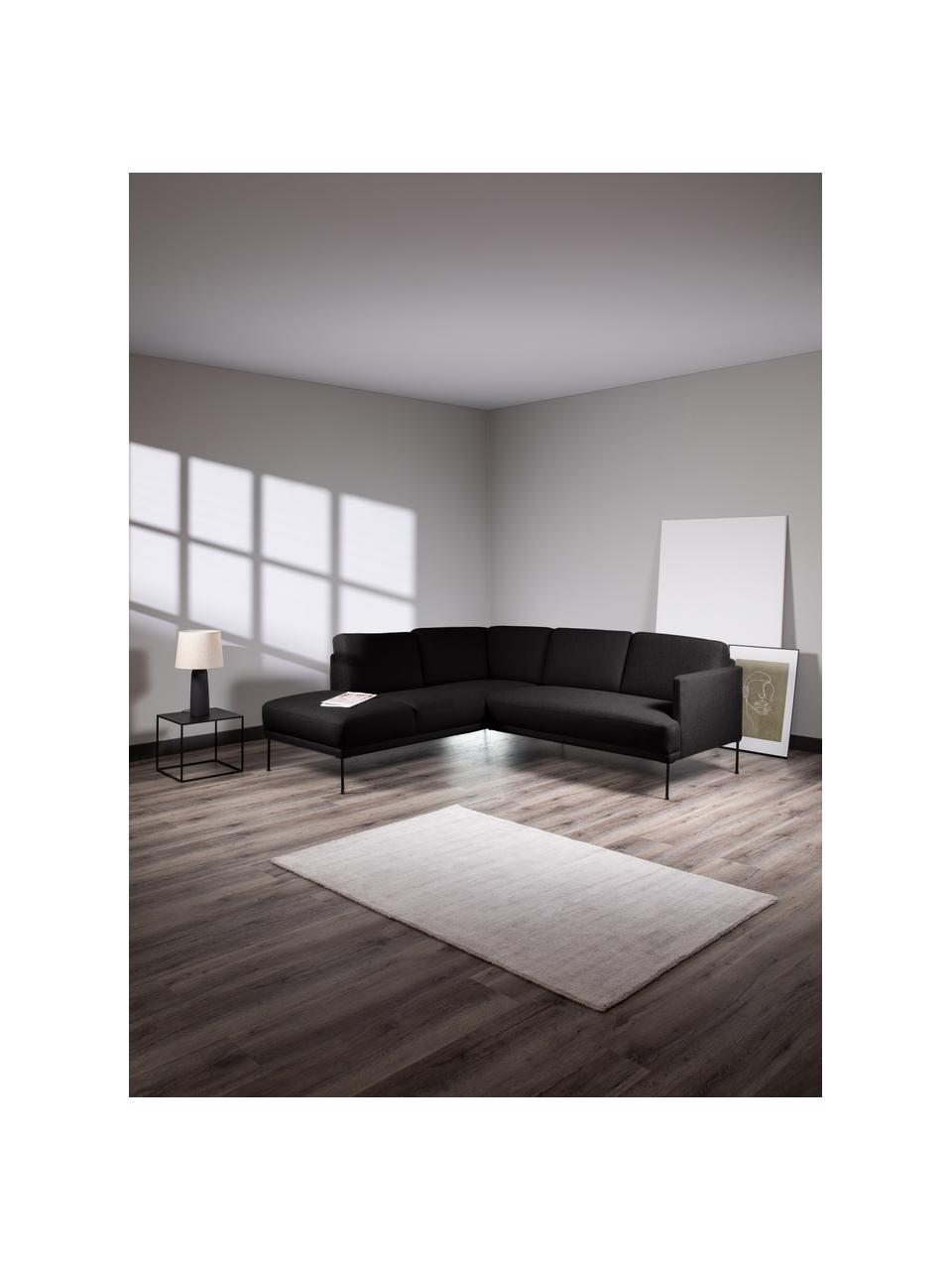 Canape D Angle Tissu Gris Fonce Fluente Westwingnow