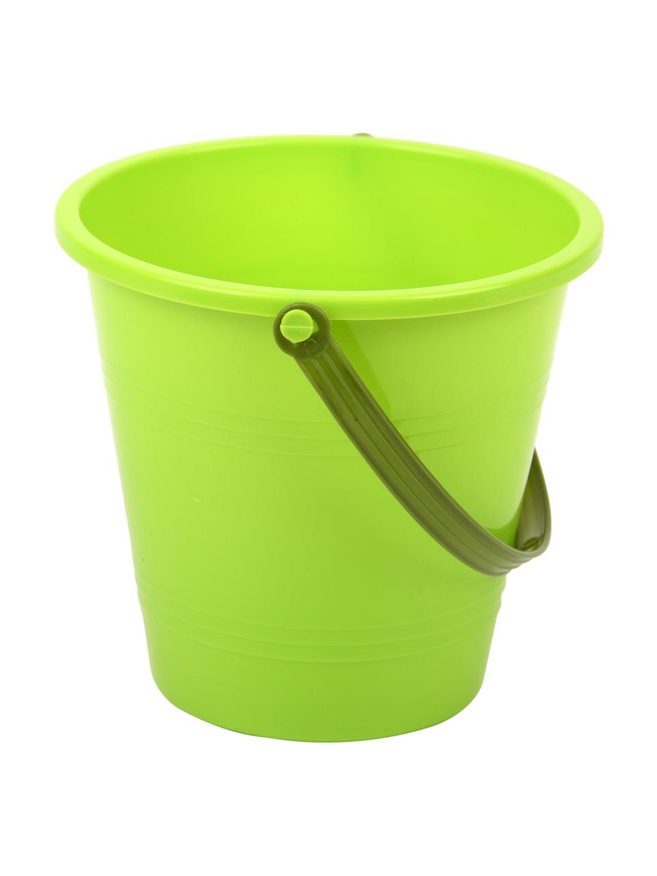 Komplet wiaderka dla dzieci Little Gardener, 2 elem., Tworzywo sztuczne (PP), Zielony, Komplet z różnymi rozmiarami