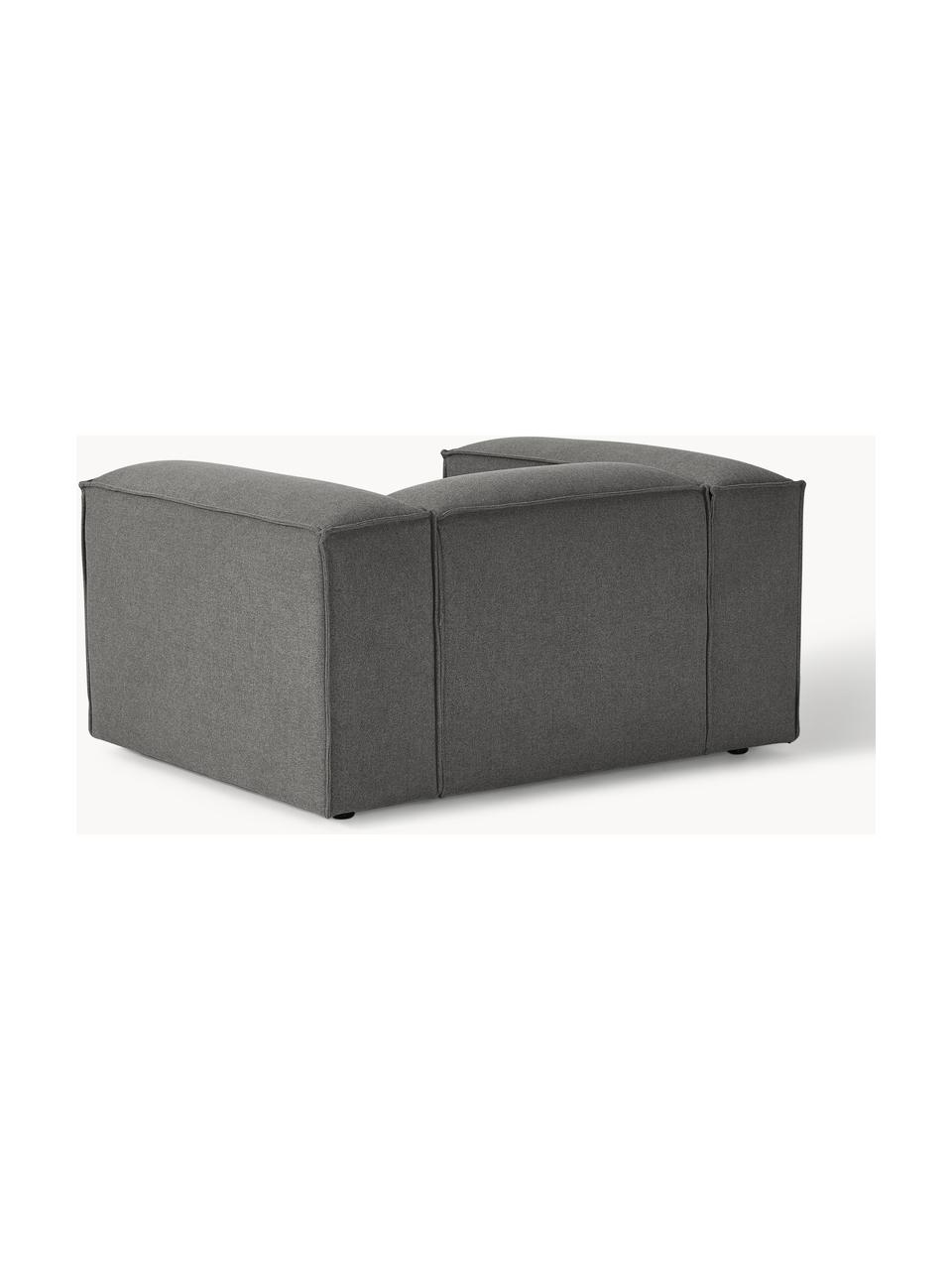 Sillón Lennon, Tapizado: 100% poliéster Alta resis, Estructura: madera de pino maciza, ma, Patas: plástico Este producto es, Tejido gris antracita, An 130 x F 101 cm