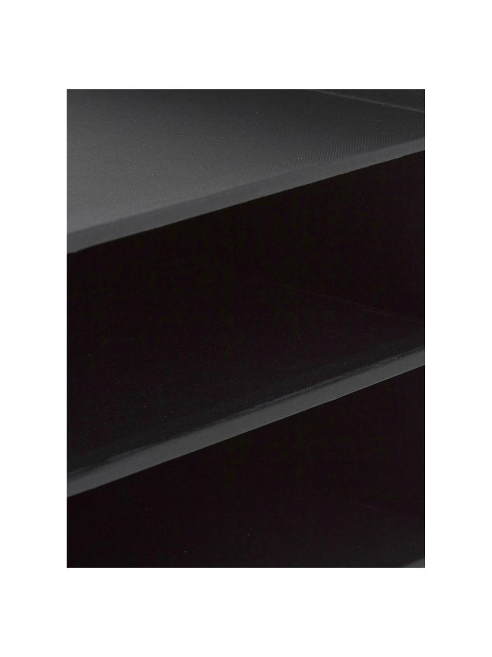 Documentlenade Trey, Stevig, gelamineerd karton, Zwart, B 23 x D 32 cm