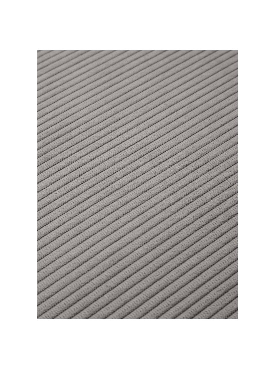 Reposapiés puf de pana Lennon, Tapizado: pana (92% poliéster, 8% p, Estructura: madera de pino y abeto ma, Patas: plástico. Este producto e, Pana gris, An 88 x F 88 cm