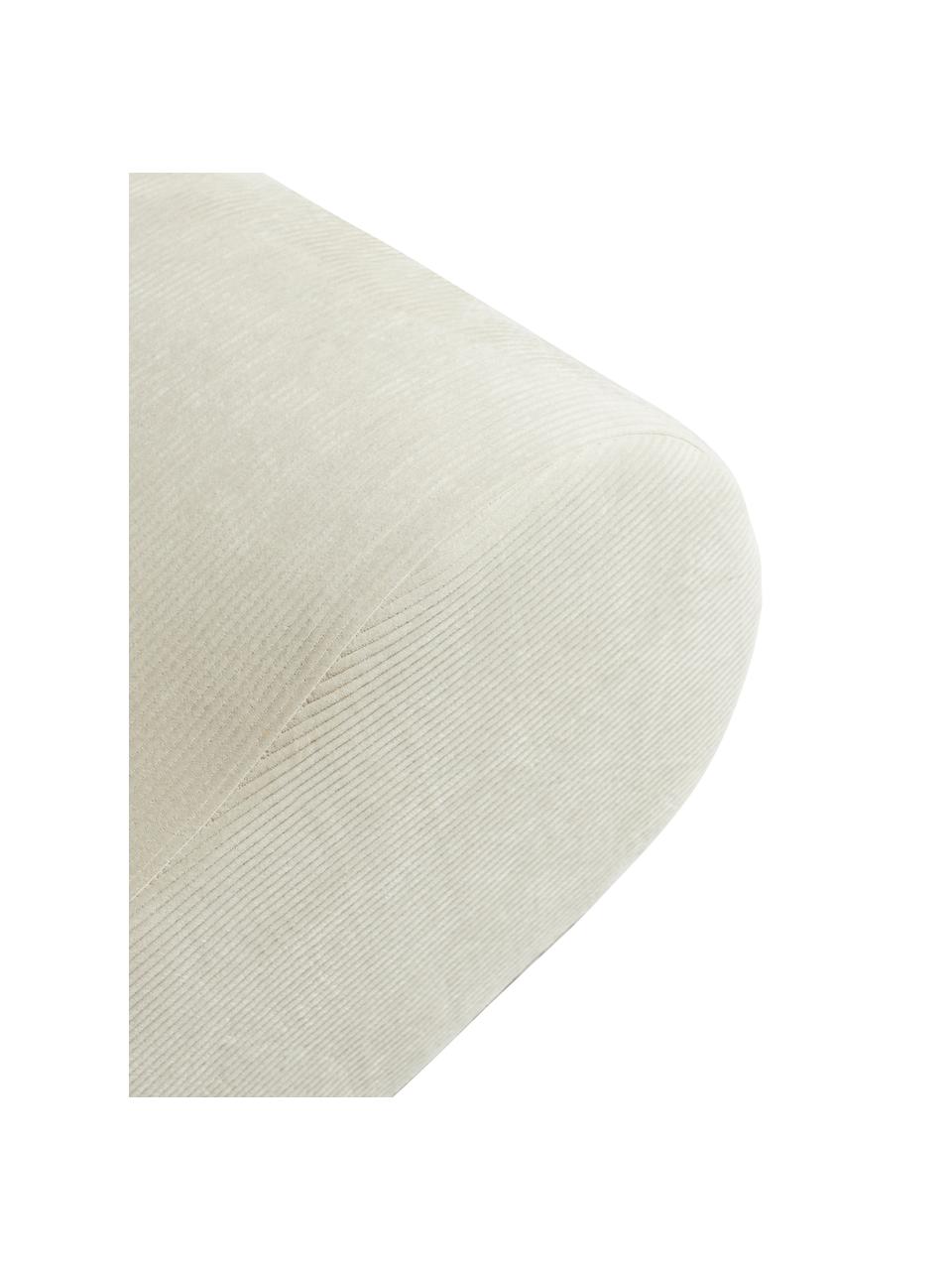 Corduroy daybed Faye in beige, Bekleding: 100 % polyester, Voetstuk: grenenhout, FSC-gecertifi, Frame: multiplex, Corduroy beige, B 220 x D 80 cm
