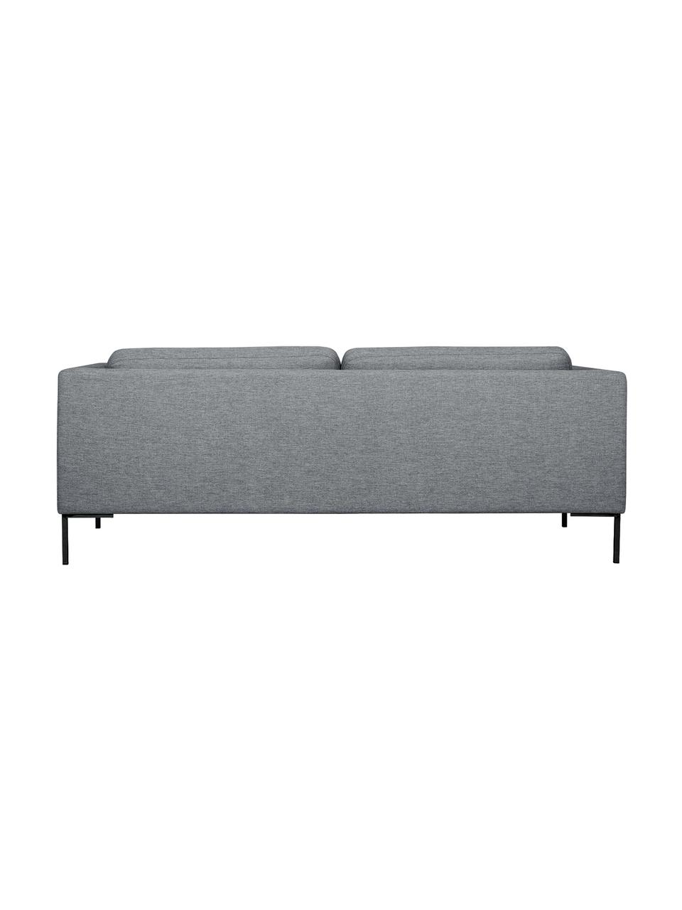 Sofá Emma (3 plazas), Tapizado: poliéster Alta resistenci, Estructura: madera de pino macizo con, Patas: metal con pintura en polv, Tejido gris oscuro, An 227 x F 100 cm