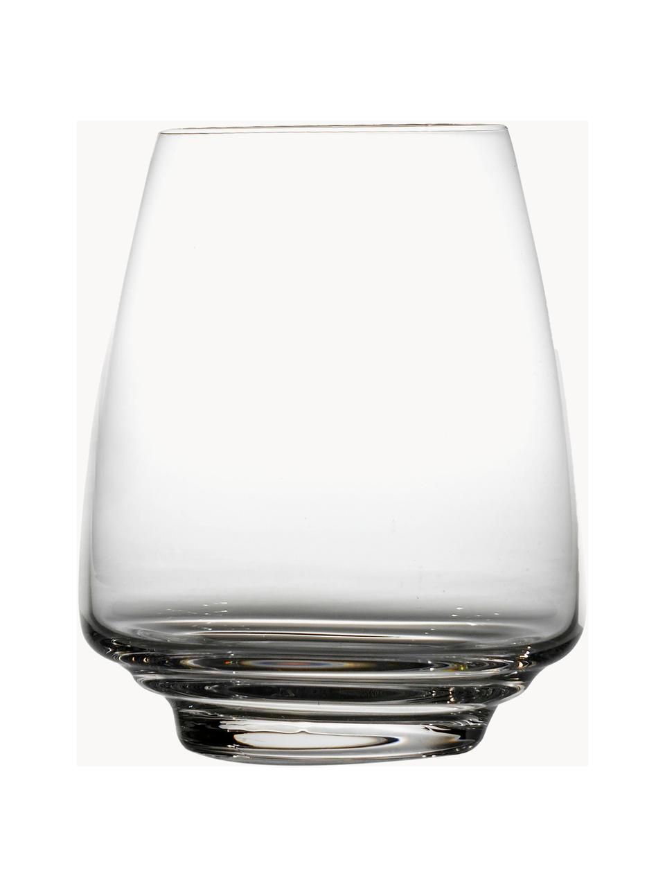 Vasos de whisky de cristal Esperienze, 2 uds., Cristal, Transparente, Ø 9 x Al 11 cm, 450 ml