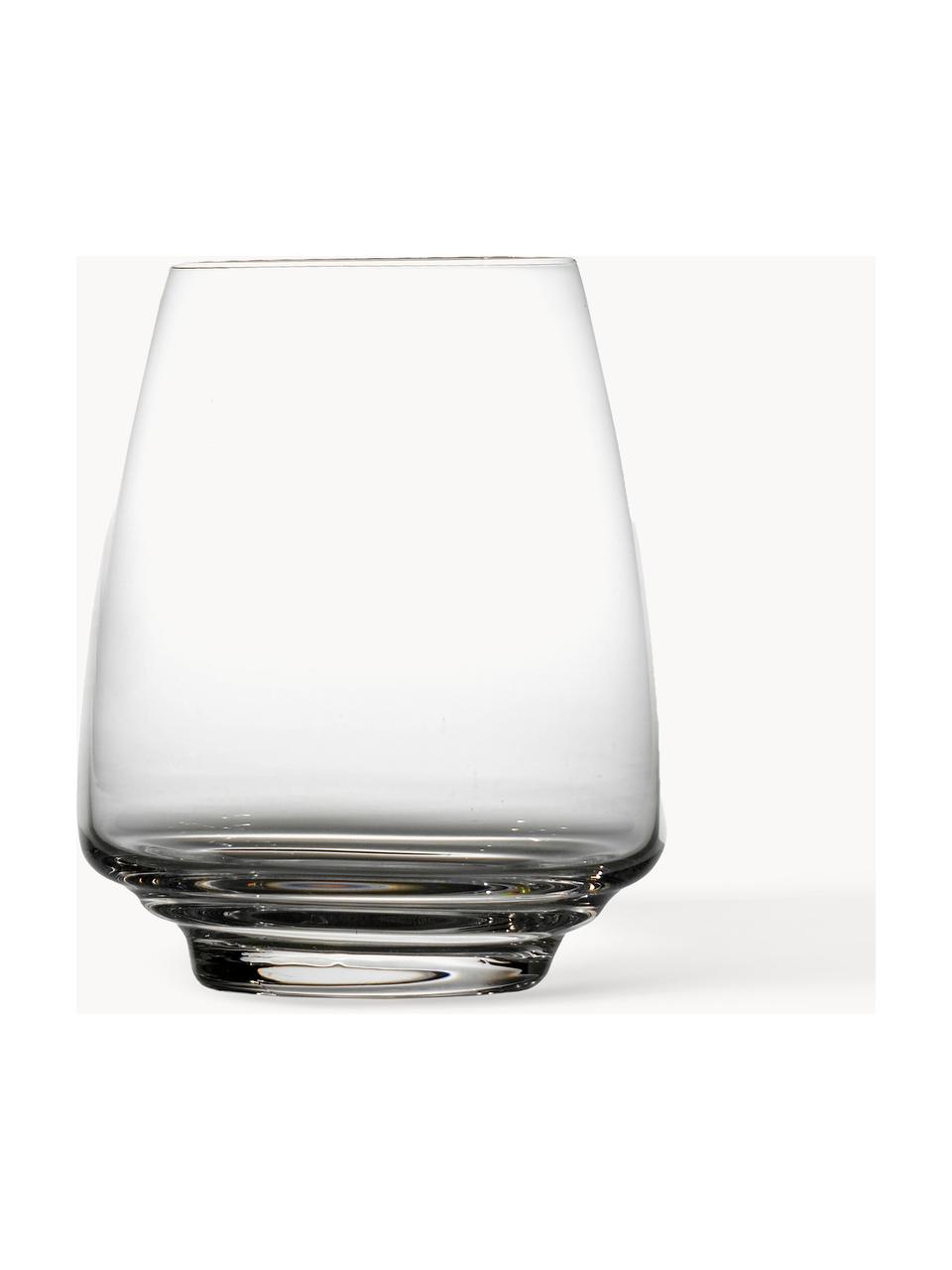 Vasos de whisky de cristal Esperienze, 2 uds., Cristal, Transparente, Ø 9 x Al 11 cm, 450 ml