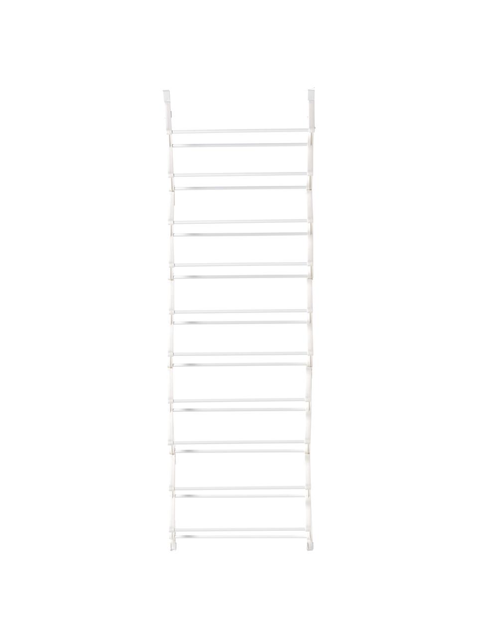 Zapatero de pared Skoforvaring, Estructura: metal recubierto, Blanco, An 52 x Al 160 cm