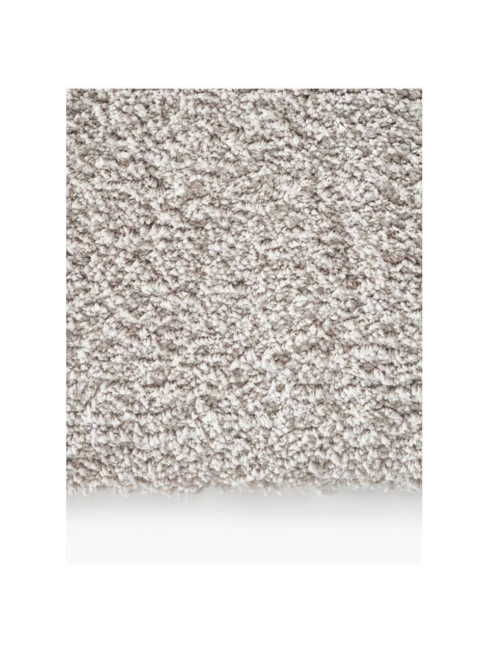 Loper Leighton, Bovenzijde: microvezels (100% polyest, Onderzijde: 70% polyester, 30% katoen, Lichtgrijs, B 80 x L 250 cm