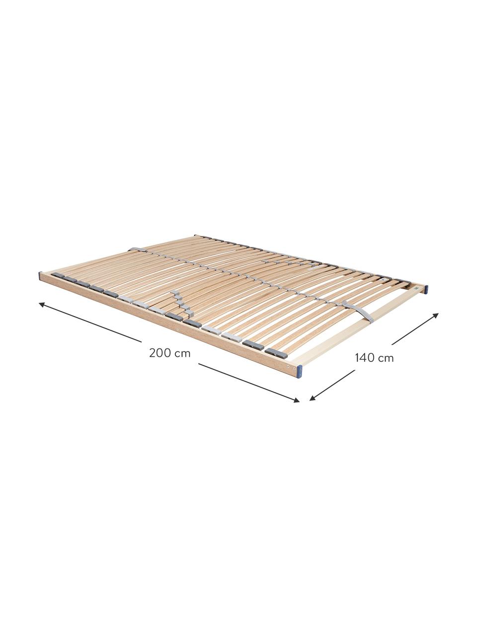 Lattenbodem Comfort Plus, Frame: multiplex, metaal, Lichtbruin, 140 x 200 cm